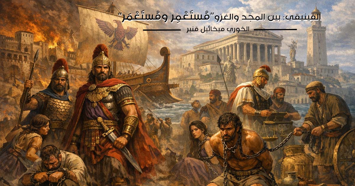 الفينيقي: بين المجد والغزو "مُستَعْمِر ومُستَعْمَر"
