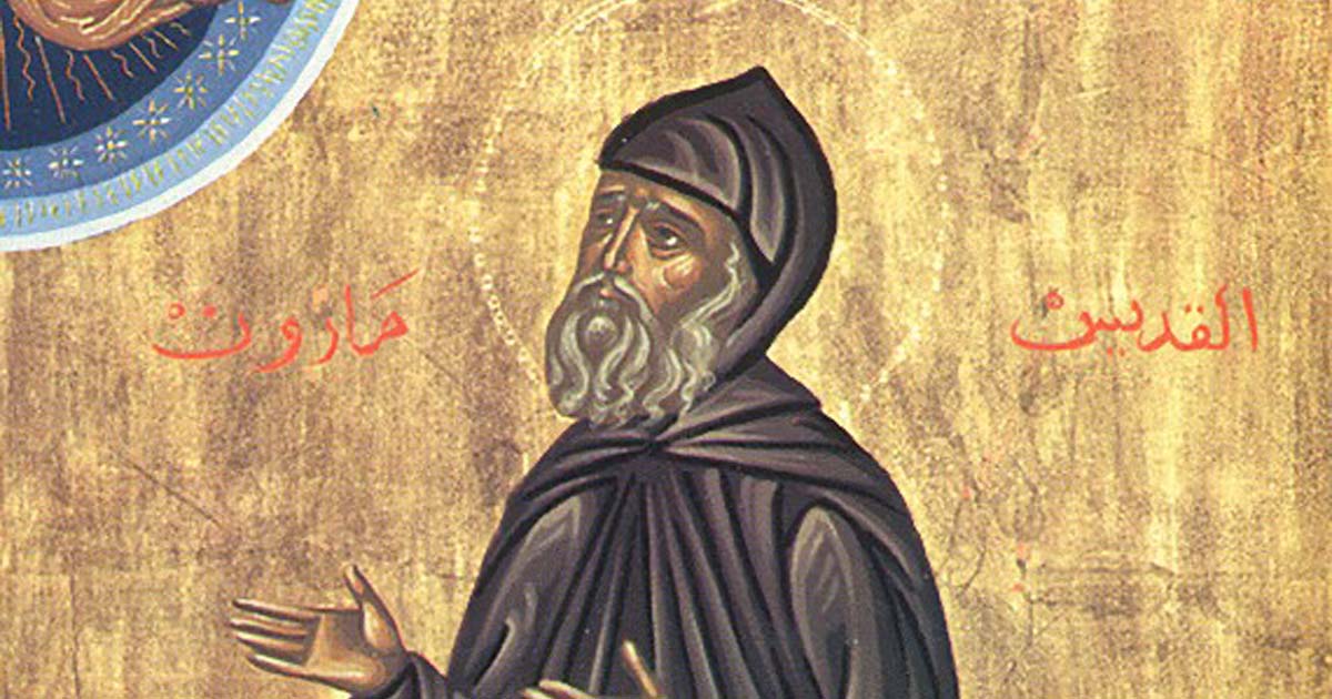 القديس مارون مثالُنا في عيش دعوتنا المسيحيّة