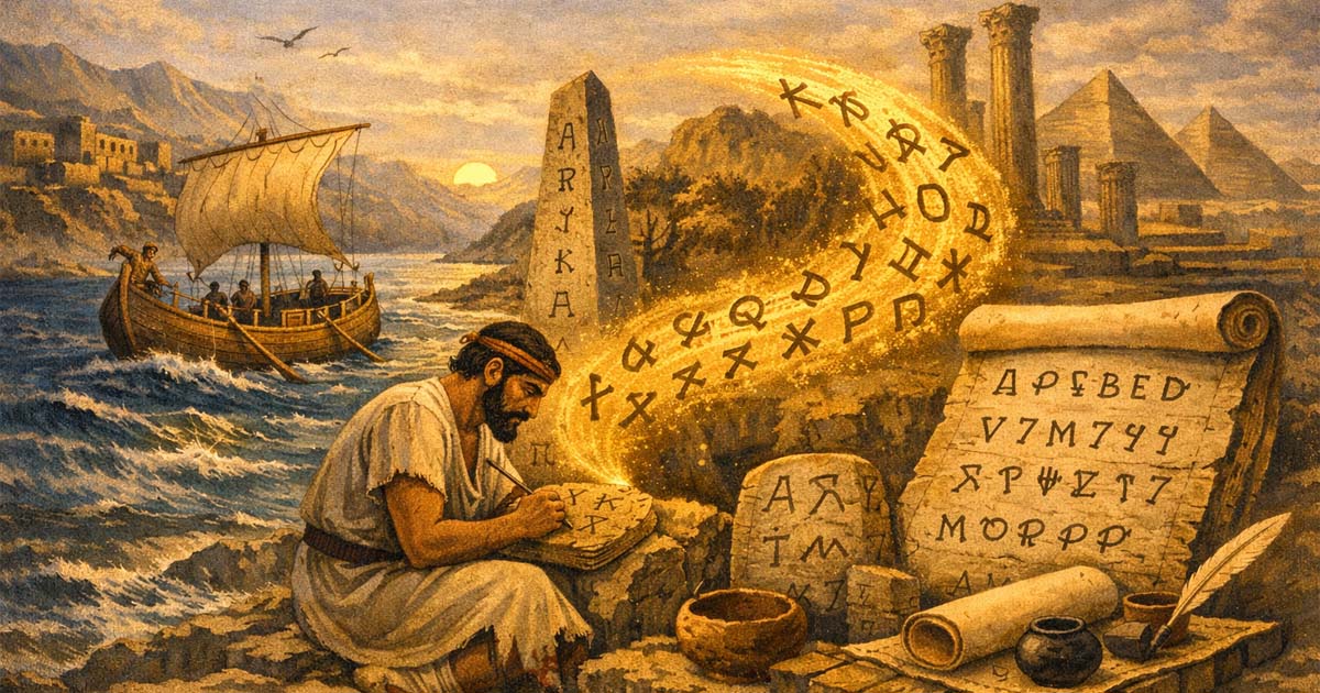 حين صار الصوت حرفًا: رحلة الكنعانيّ من البحر إلى الأبجديّة