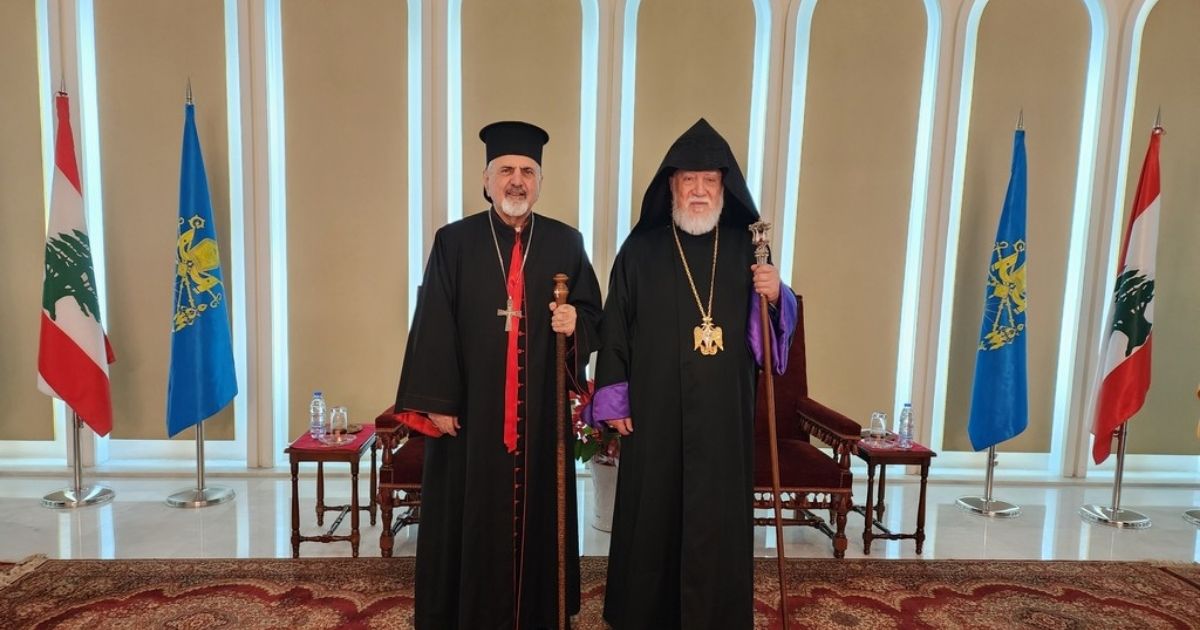 البطريرك يونان يزور البطريرك آرام الأول ويبحثان الشأنين اللبناني والمسكوني