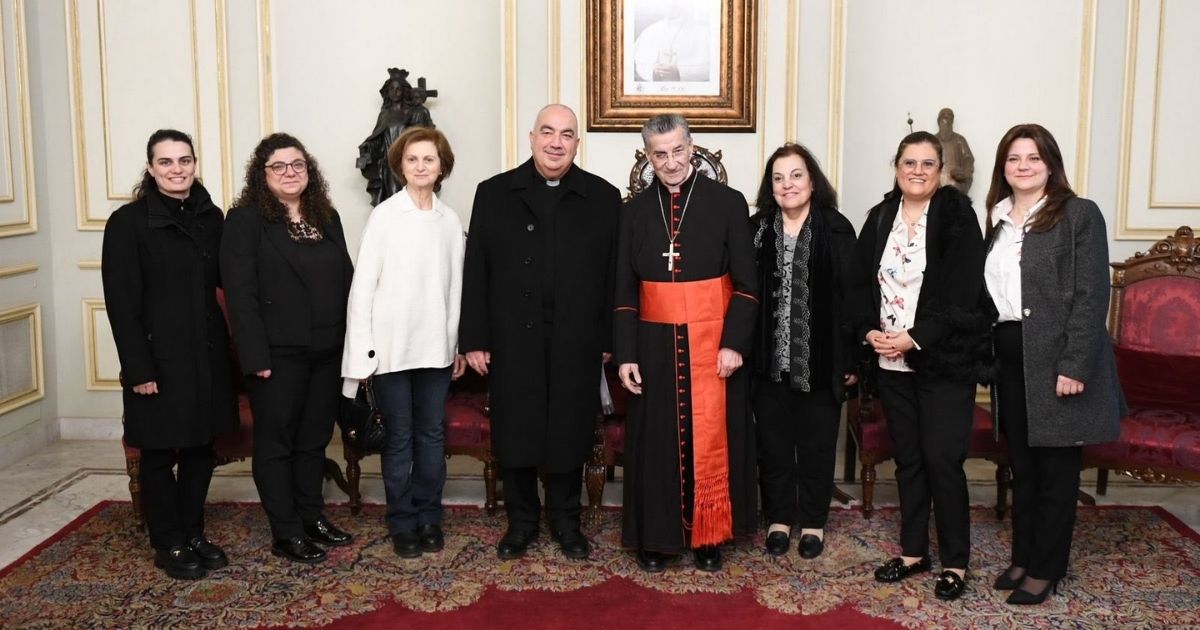 البطريرك الراعي يستقبل وفودًا تربوية وبلدية وحزبية في بكركي