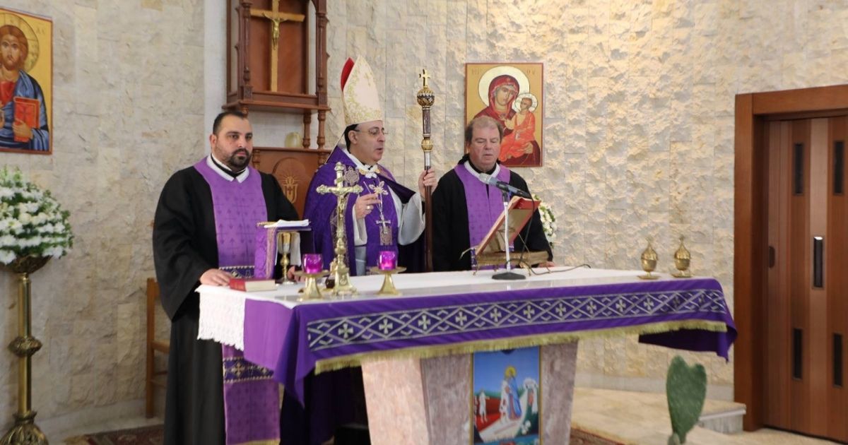 المطران الورشا في زيارة رعوية لرعية دير مار أدنا – النمورة