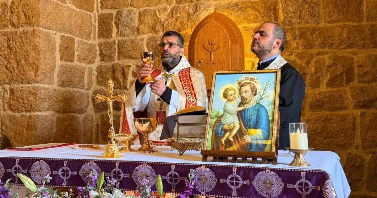 المطران بو نجم يترأس قداس عيد مار يوسف وعيد الأم في بلدة الغابة