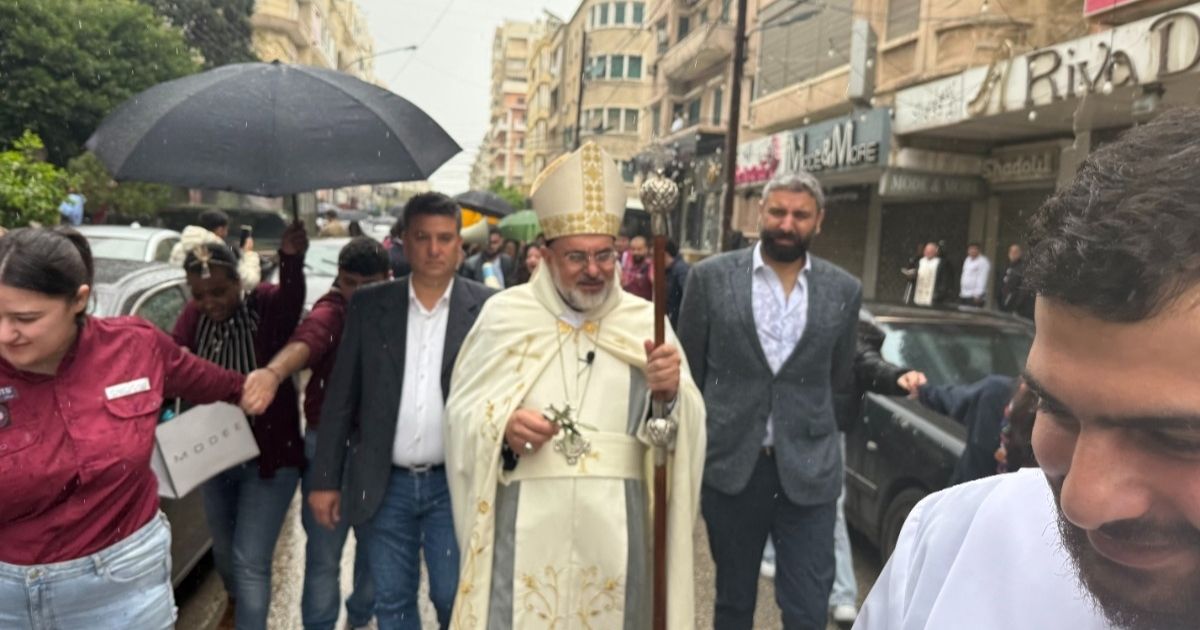 قداس وزياح الشعانين في أبرشية طرابلس المارونية