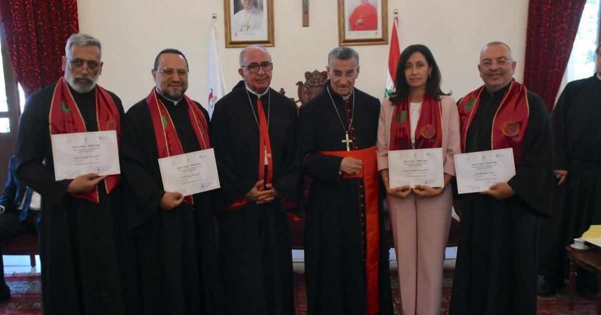 البطريرك الراعي يستقبل المطران فضول ووفدًا من أبيدجان في الديمان